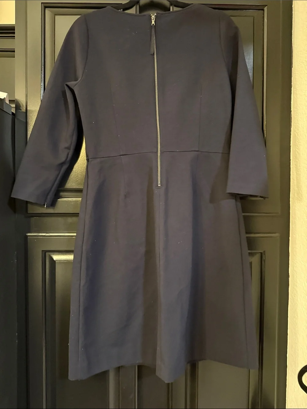 Spanx Navy Sheath Dress - Women's Tailored Dress size medium - Picture 2 of 6